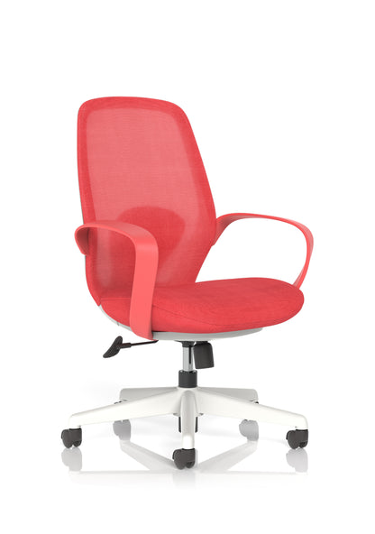 Ariel Mesh Task Operator Chair with Arms - Black, Blue, Grey or Red Option