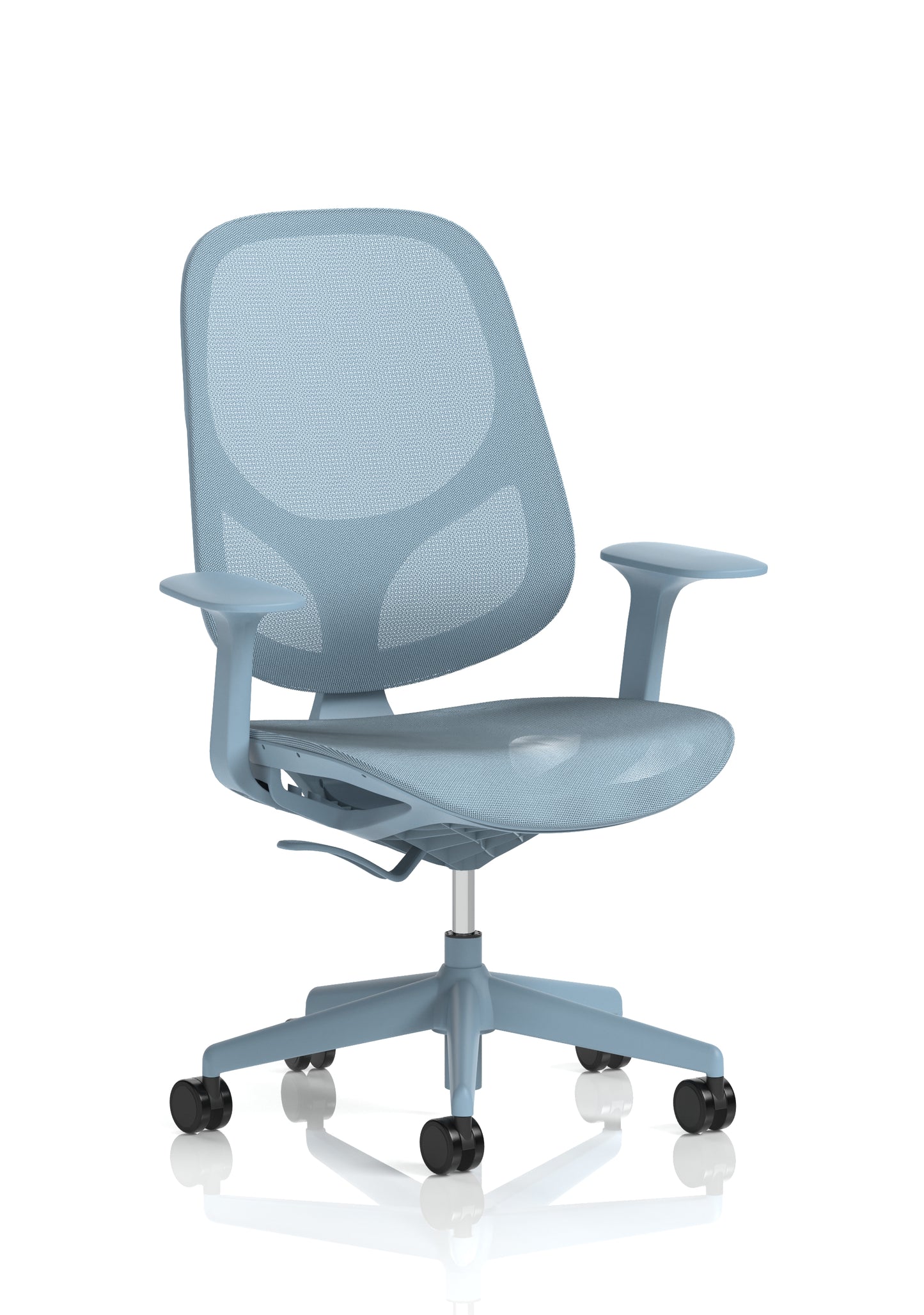 Tutti Mesh Medium Back Task Operator Office Chair with Arms - Available in Five Colours