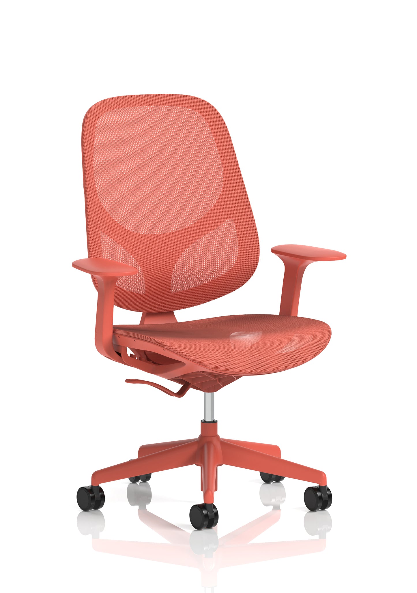 Tutti Mesh Medium Back Task Operator Office Chair with Arms - Available in Five Colours