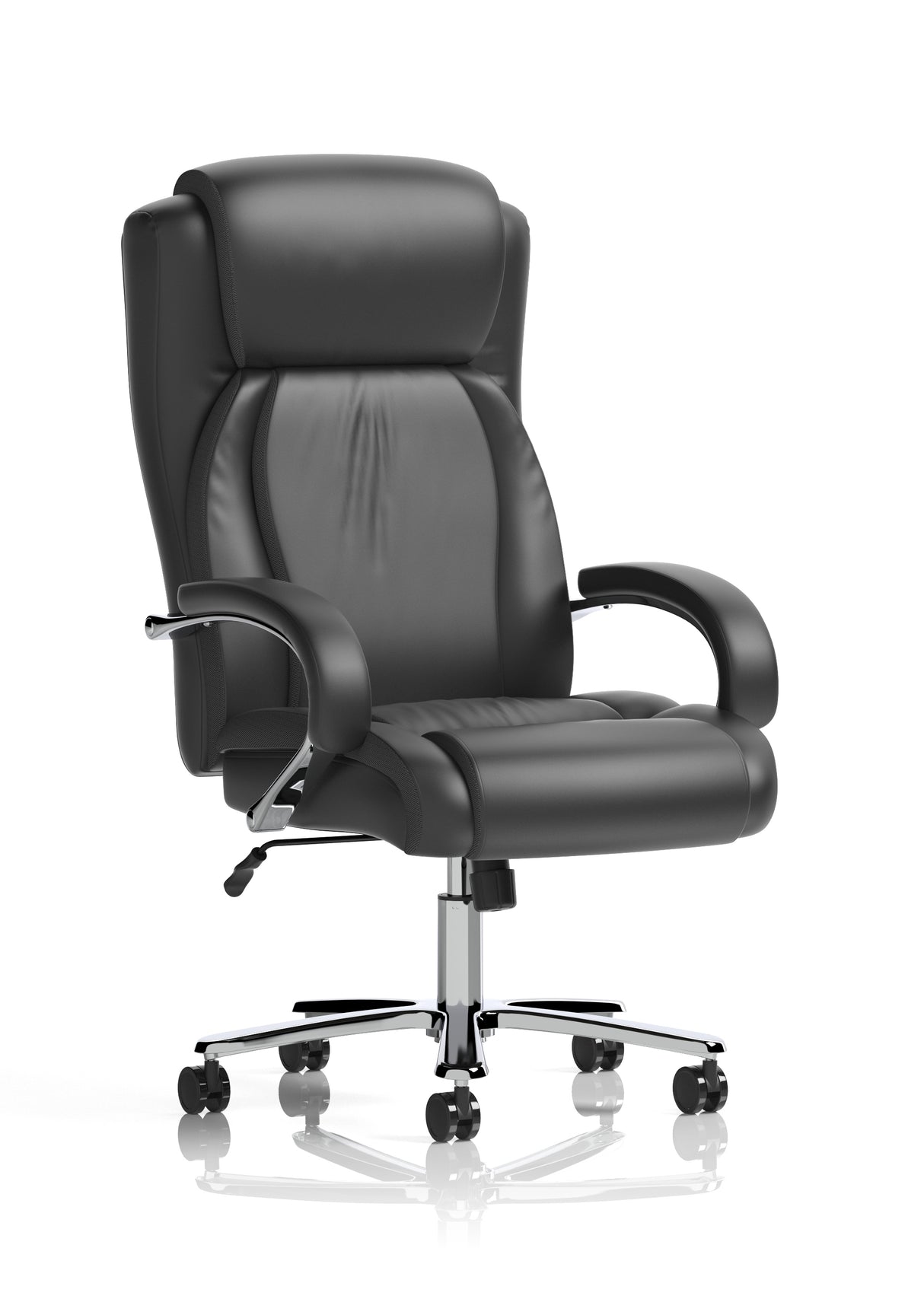 Austin Heavy Duty Task Operator Office Chair Black Leather