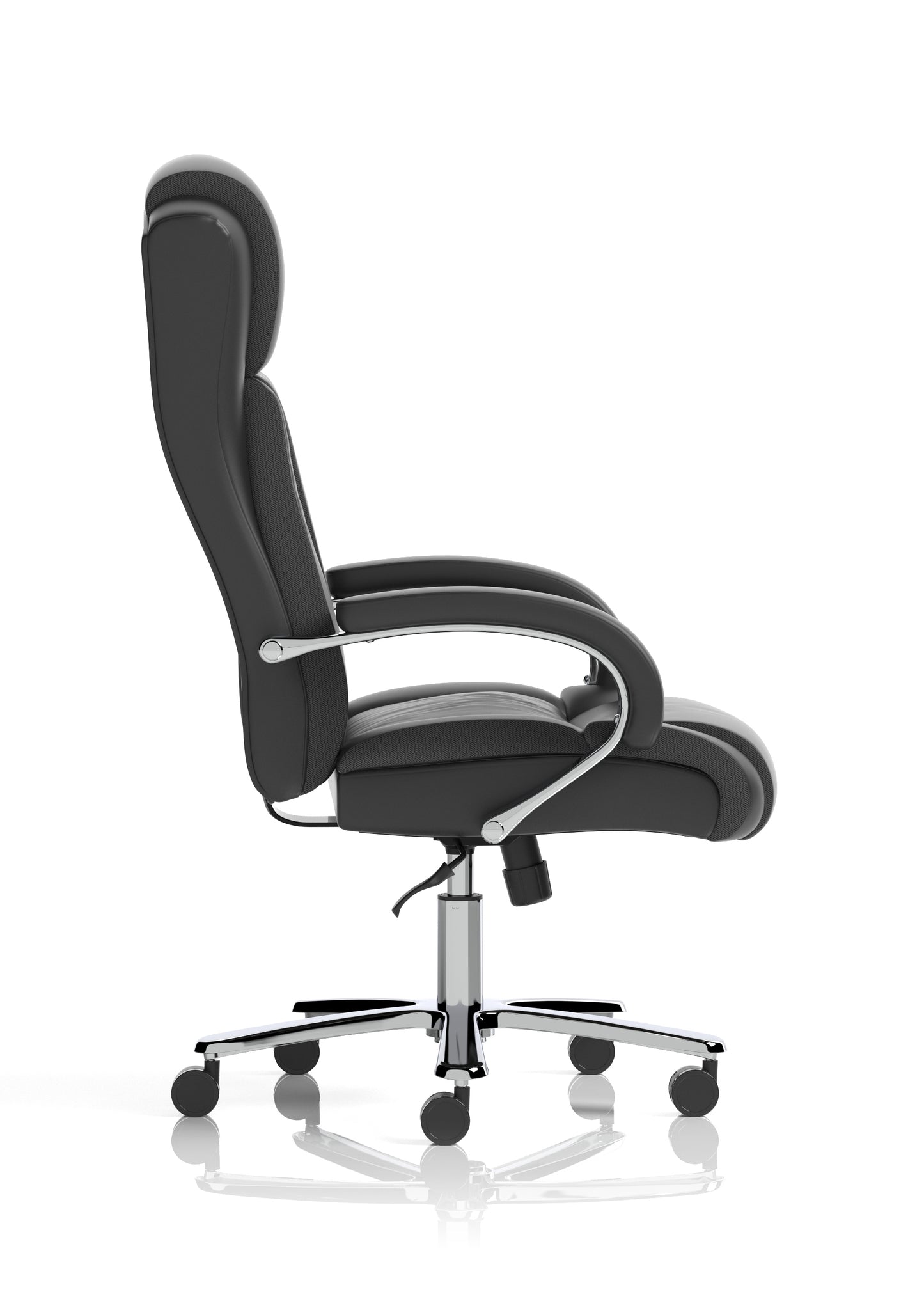 Austin Heavy Duty Task Operator Office Chair Black Leather