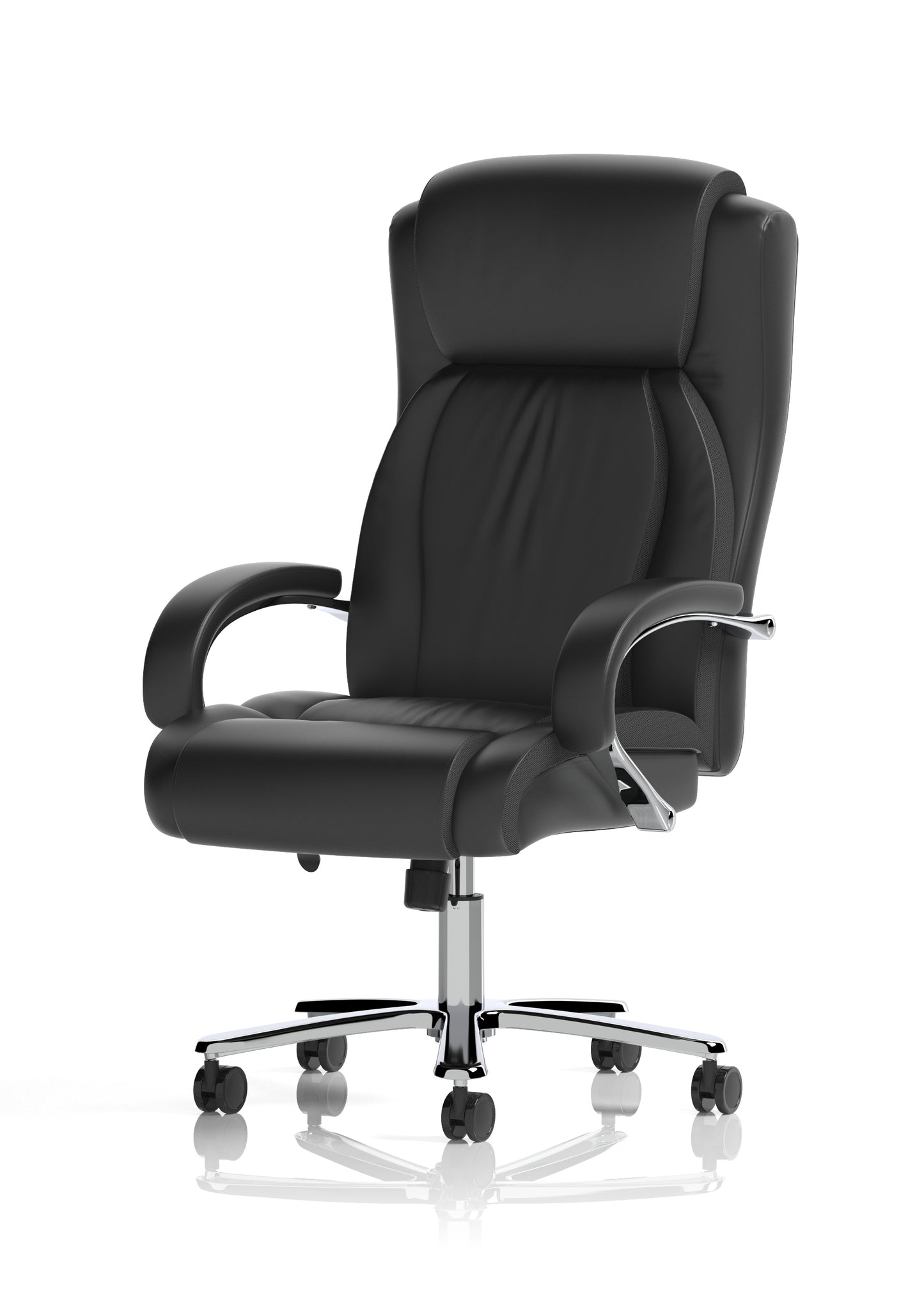 Austin Heavy Duty Task Operator Office Chair Black Leather