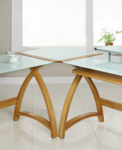 Corner Glass connector for the PC201 Range - White or Black Glass - PC201-CNR