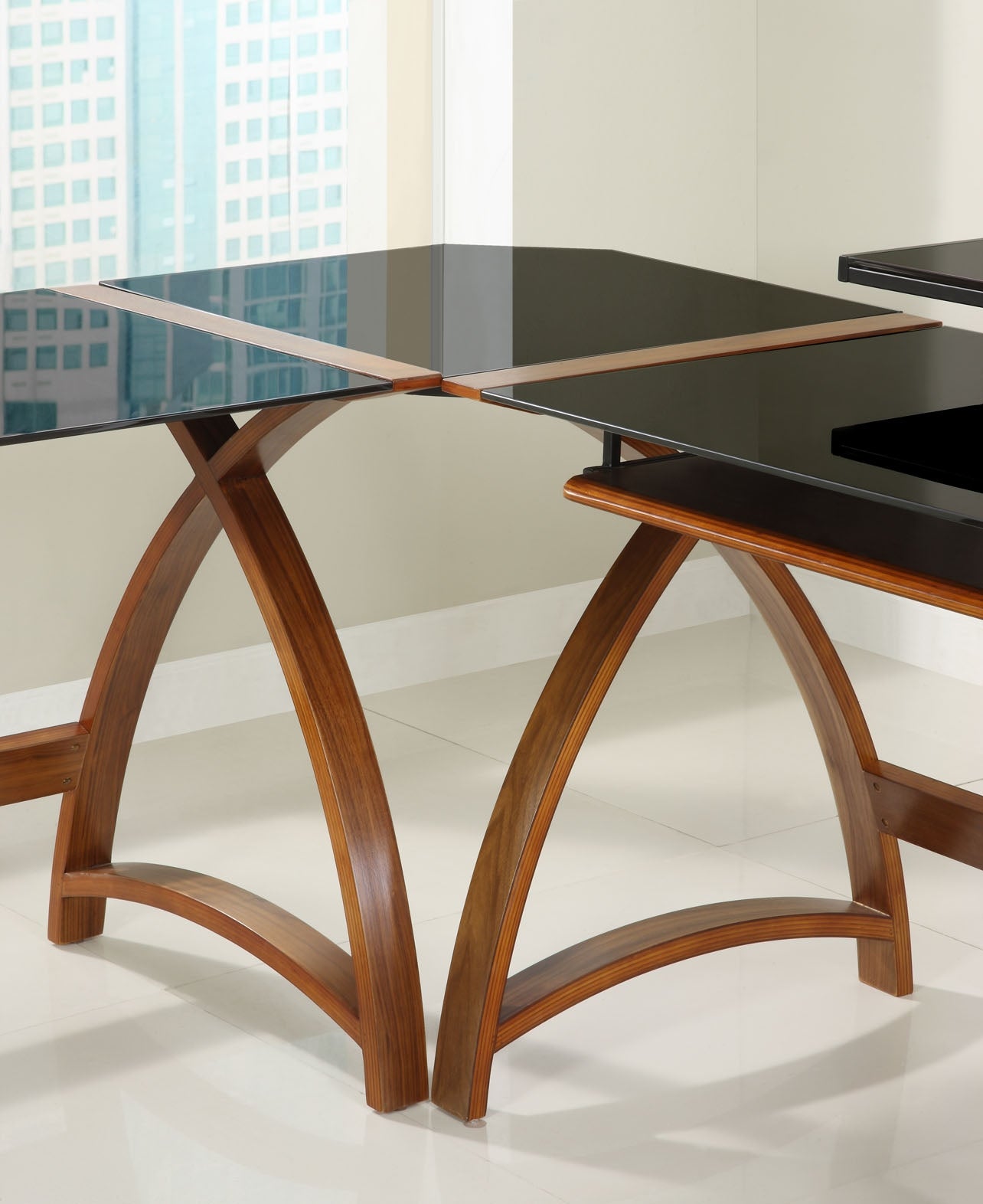 Corner Glass connector for the PC201 Range - White or Black Glass - PC201-CNR