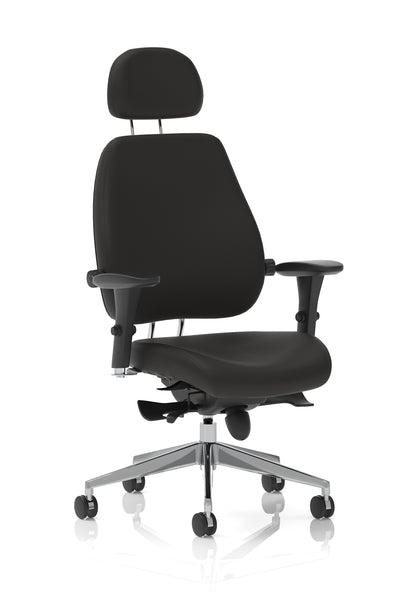 Chiro Plus Ultimate High Back Ergonomic Posture Chair with Arms and Headrest -  - Available in 20 Colour Choices