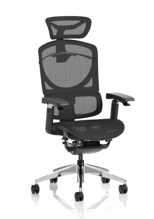 Ergo Click Plus High Back Ergonomic Posture Office Chair with Height Adjustable Arms and Headrest