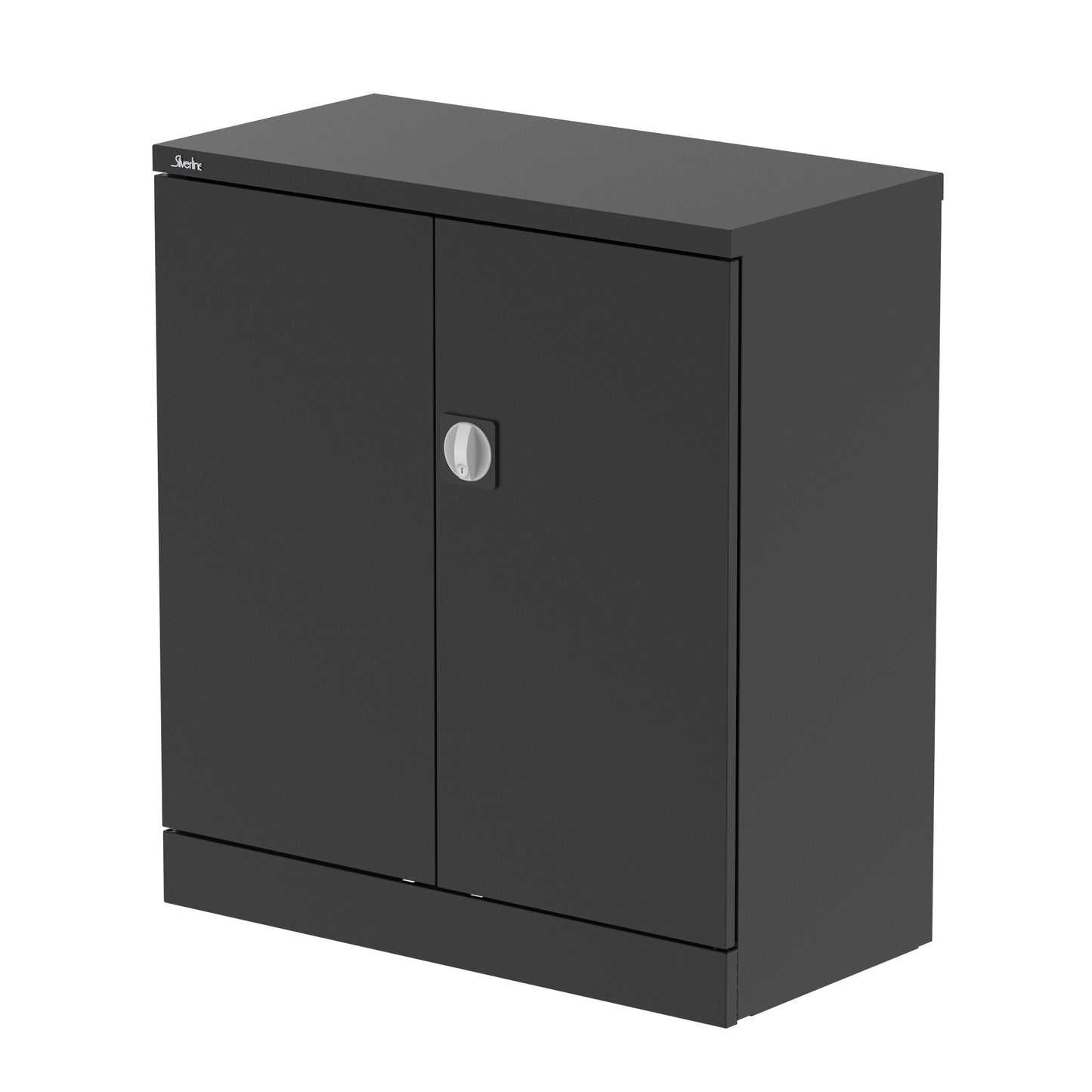 Qube Stationery 2-Door Cupboard With Shelves - 915mm Wide - Multiple Colour Options