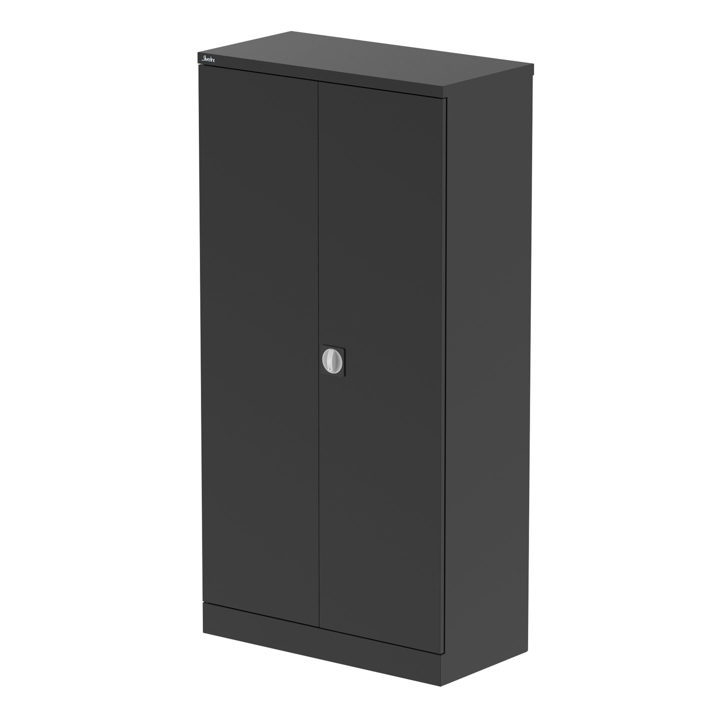 Qube Stationery 2-Door Cupboard With Shelves - 915mm Wide - Multiple Colour Options