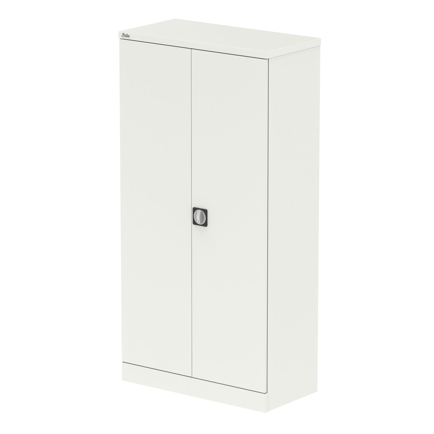 Qube Stationery 2-Door Cupboard With Shelves - 915mm Wide - Multiple Colour Options