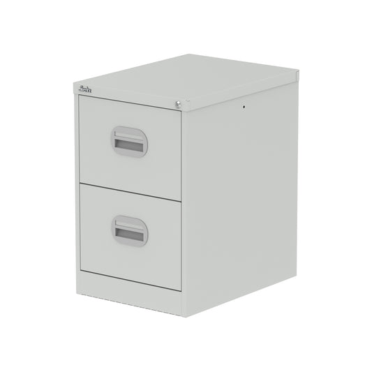 Qube Metal Filing Cabinet - 475mm Wide - 2, 3 or 4 Drawer Options - Multiple Colour Options