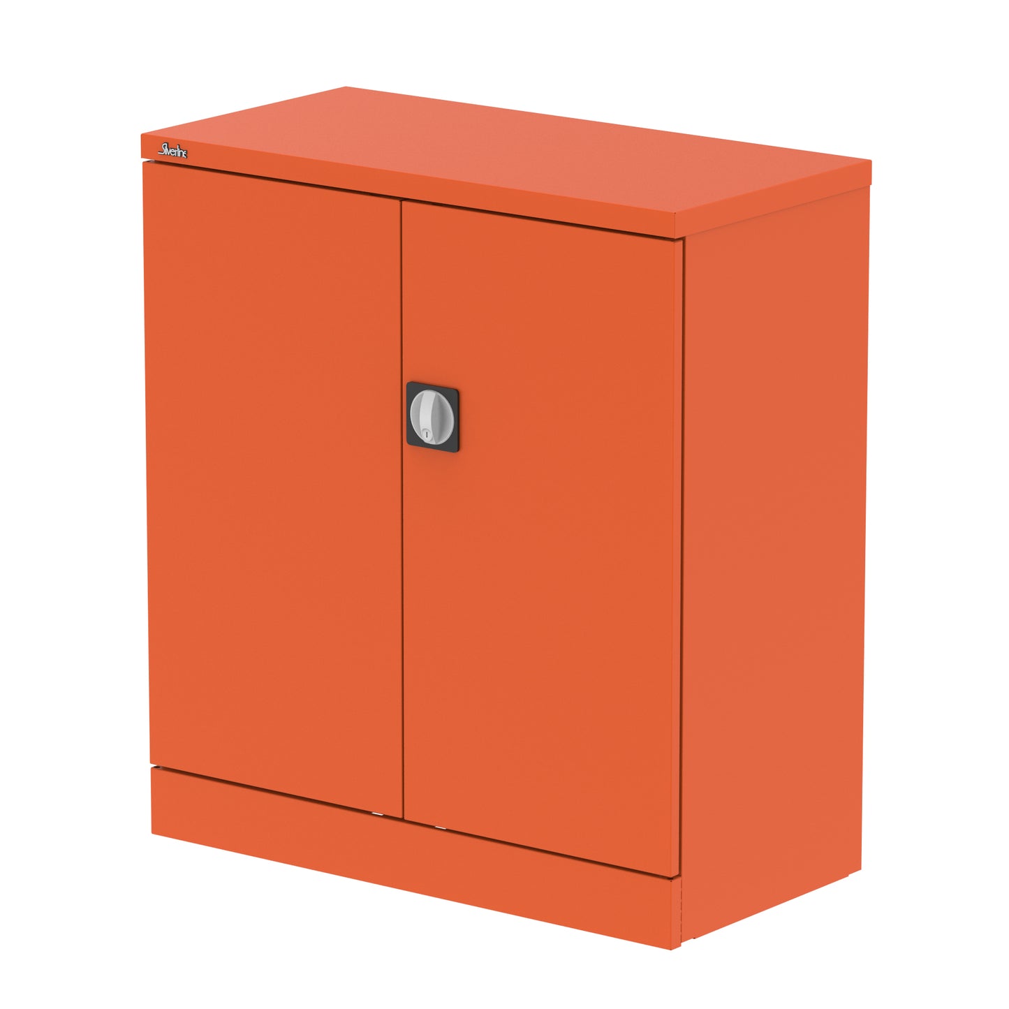 Qube Stationery 2-Door Cupboard With Shelves - 915mm Wide - Multiple Colour Options