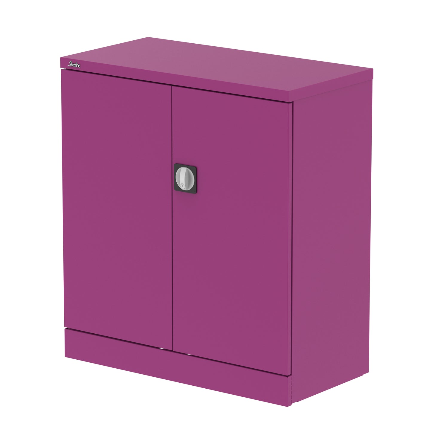 Qube Stationery 2-Door Cupboard With Shelves - 915mm Wide - Multiple Colour Options