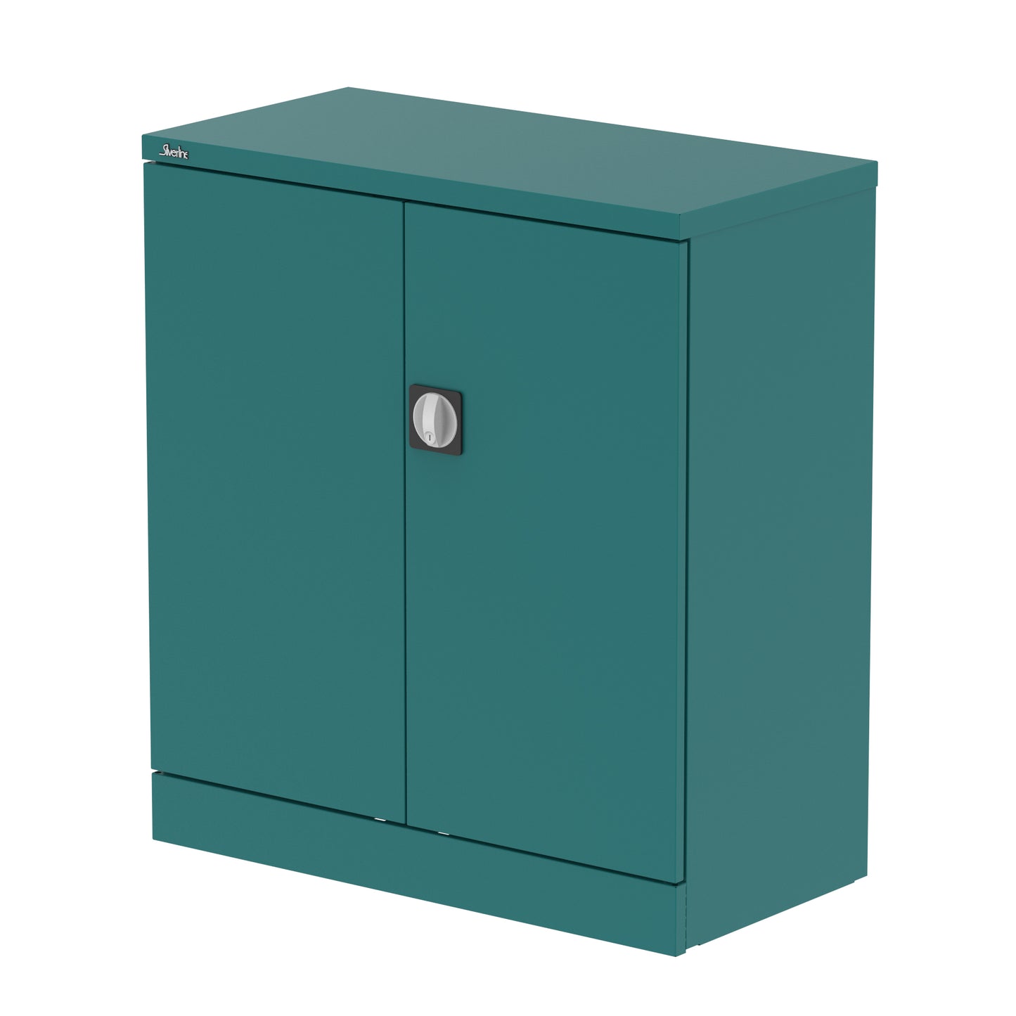 Qube Stationery 2-Door Cupboard With Shelves - 915mm Wide - Multiple Colour Options