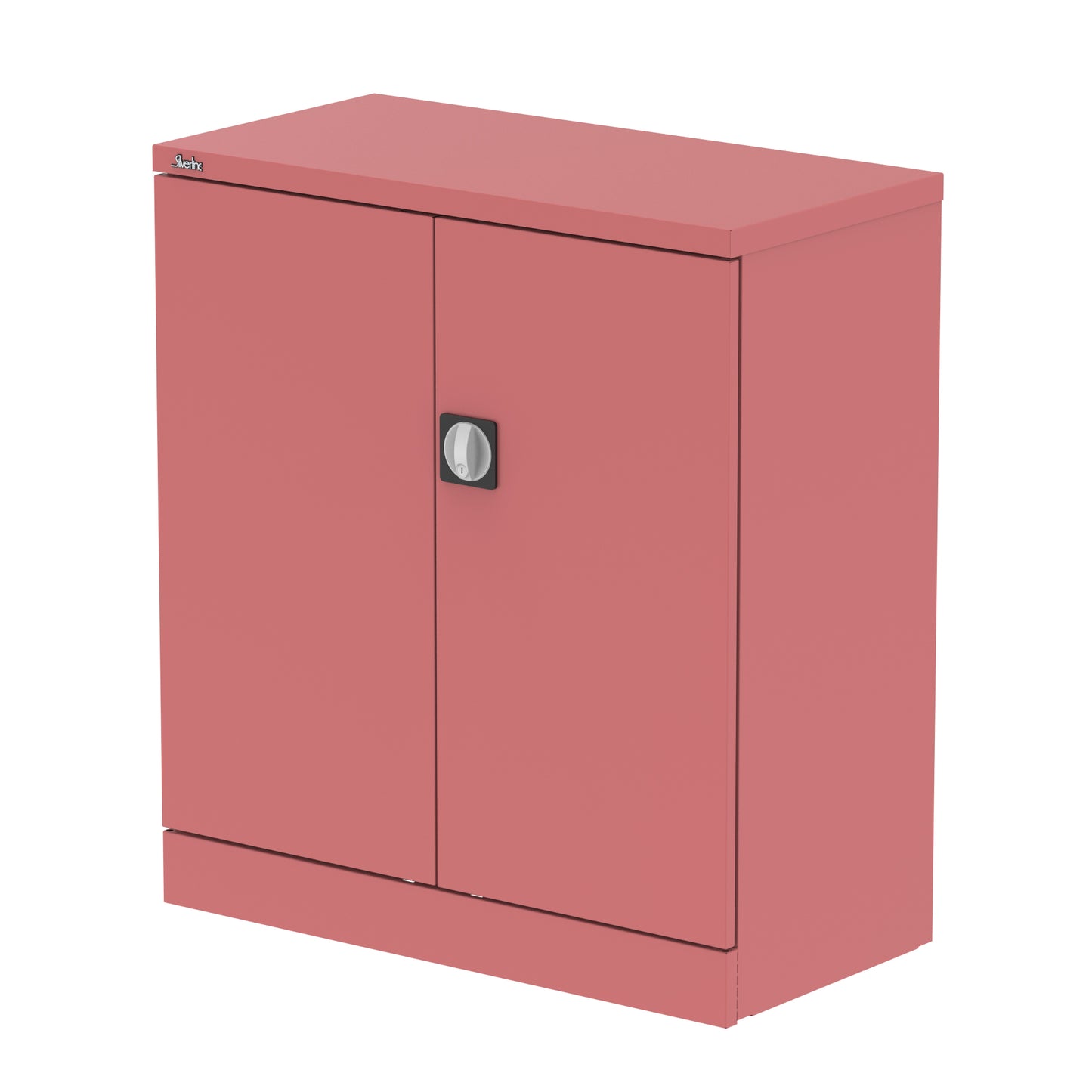 Qube Stationery 2-Door Cupboard With Shelves - 915mm Wide - Multiple Colour Options