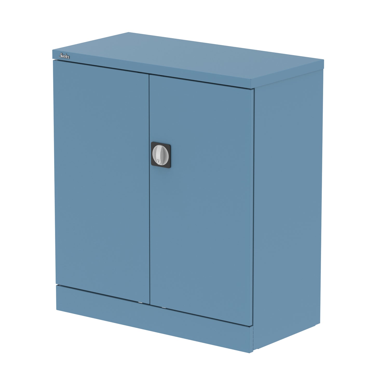 Qube Stationery 2-Door Cupboard With Shelves - 915mm Wide - Multiple Colour Options