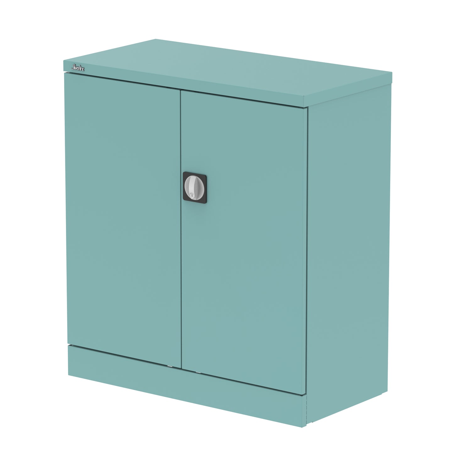 Qube Stationery 2-Door Cupboard With Shelves - 915mm Wide - Multiple Colour Options