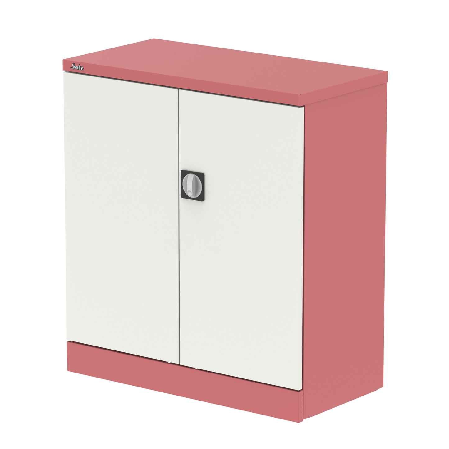 Qube Stationery 2-Door Cupboard With Shelves - 915mm Wide - Multiple Colour Options