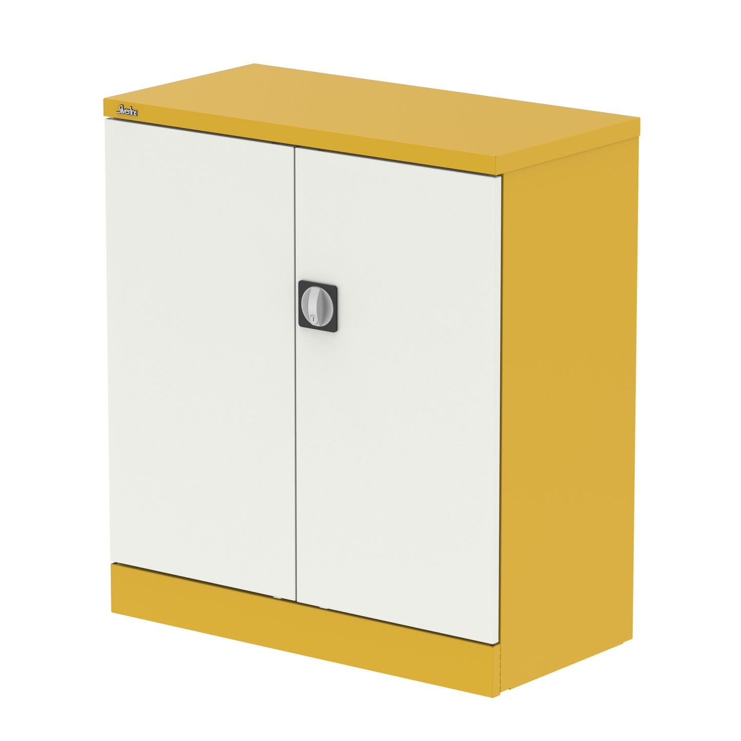 Qube Stationery 2-Door Cupboard With Shelves - 915mm Wide - Multiple Colour Options