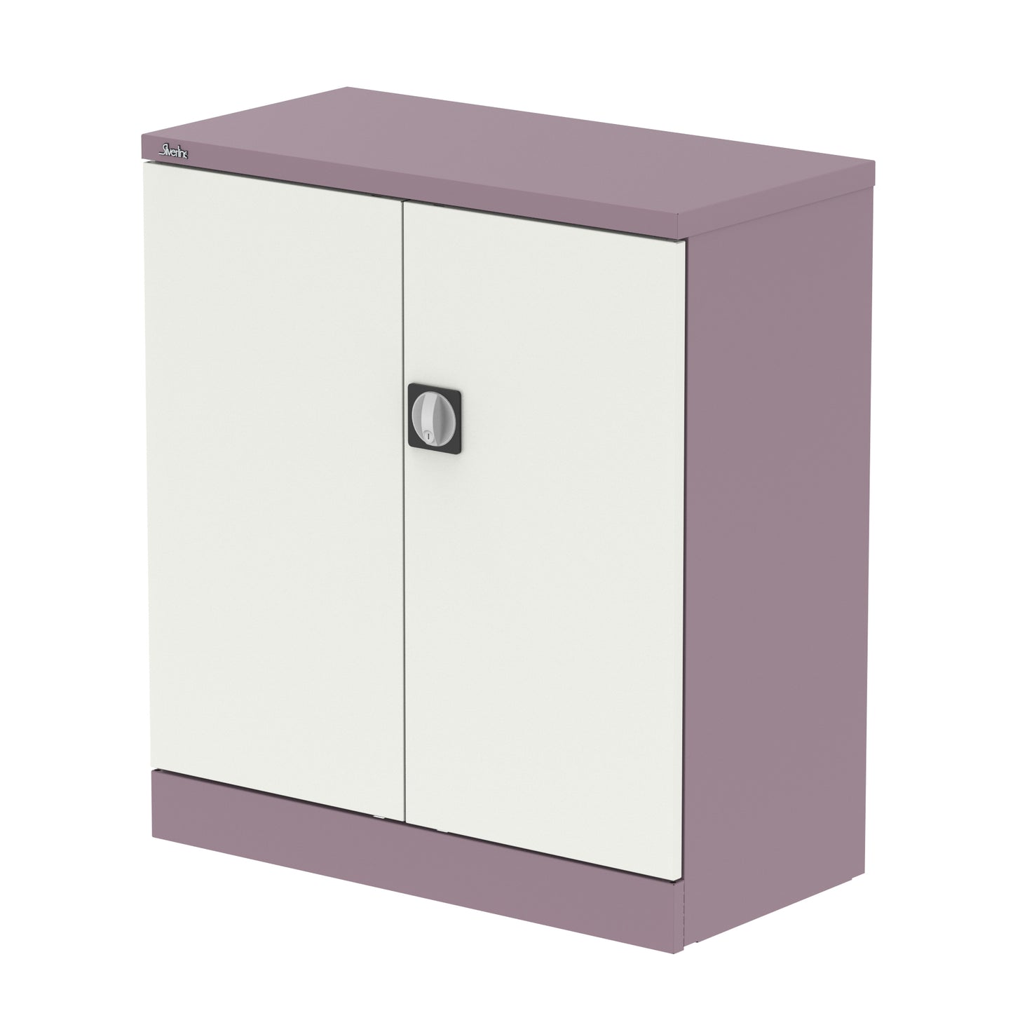 Qube Stationery 2-Door Cupboard With Shelves - 915mm Wide - Multiple Colour Options