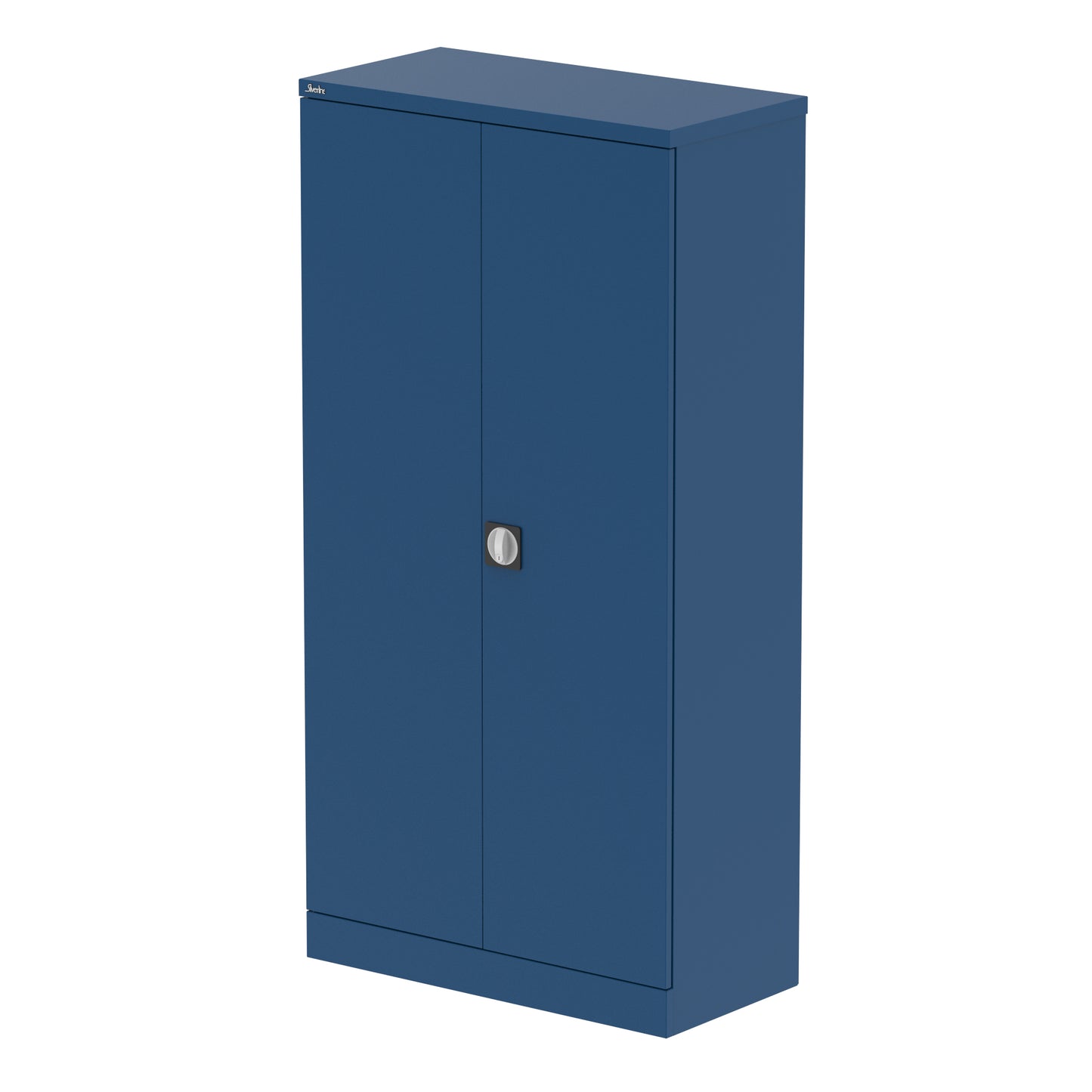 Qube Stationery 2-Door Cupboard With Shelves - 915mm Wide - Multiple Colour Options