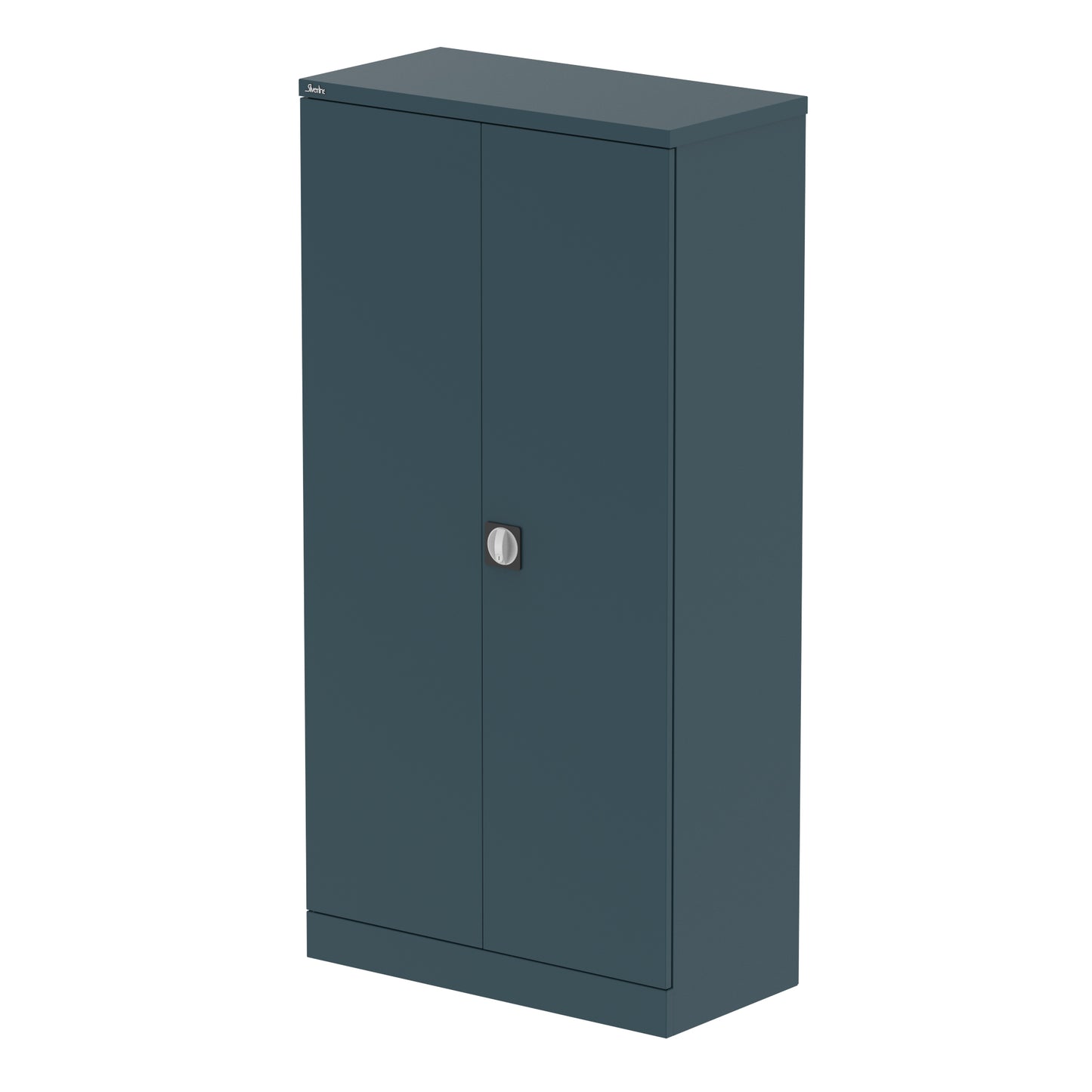 Qube Stationery 2-Door Cupboard With Shelves - 915mm Wide - Multiple Colour Options