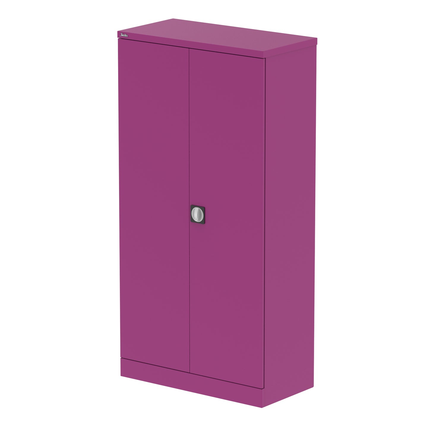 Qube Stationery 2-Door Cupboard With Shelves - 915mm Wide - Multiple Colour Options