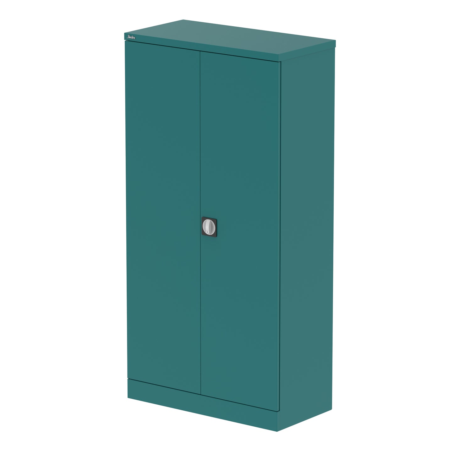 Qube Stationery 2-Door Cupboard With Shelves - 915mm Wide - Multiple Colour Options
