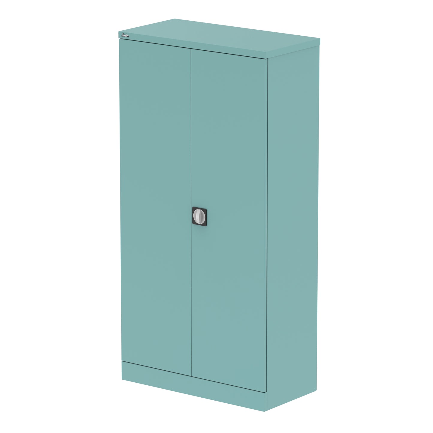 Qube Stationery 2-Door Cupboard With Shelves - 915mm Wide - Multiple Colour Options