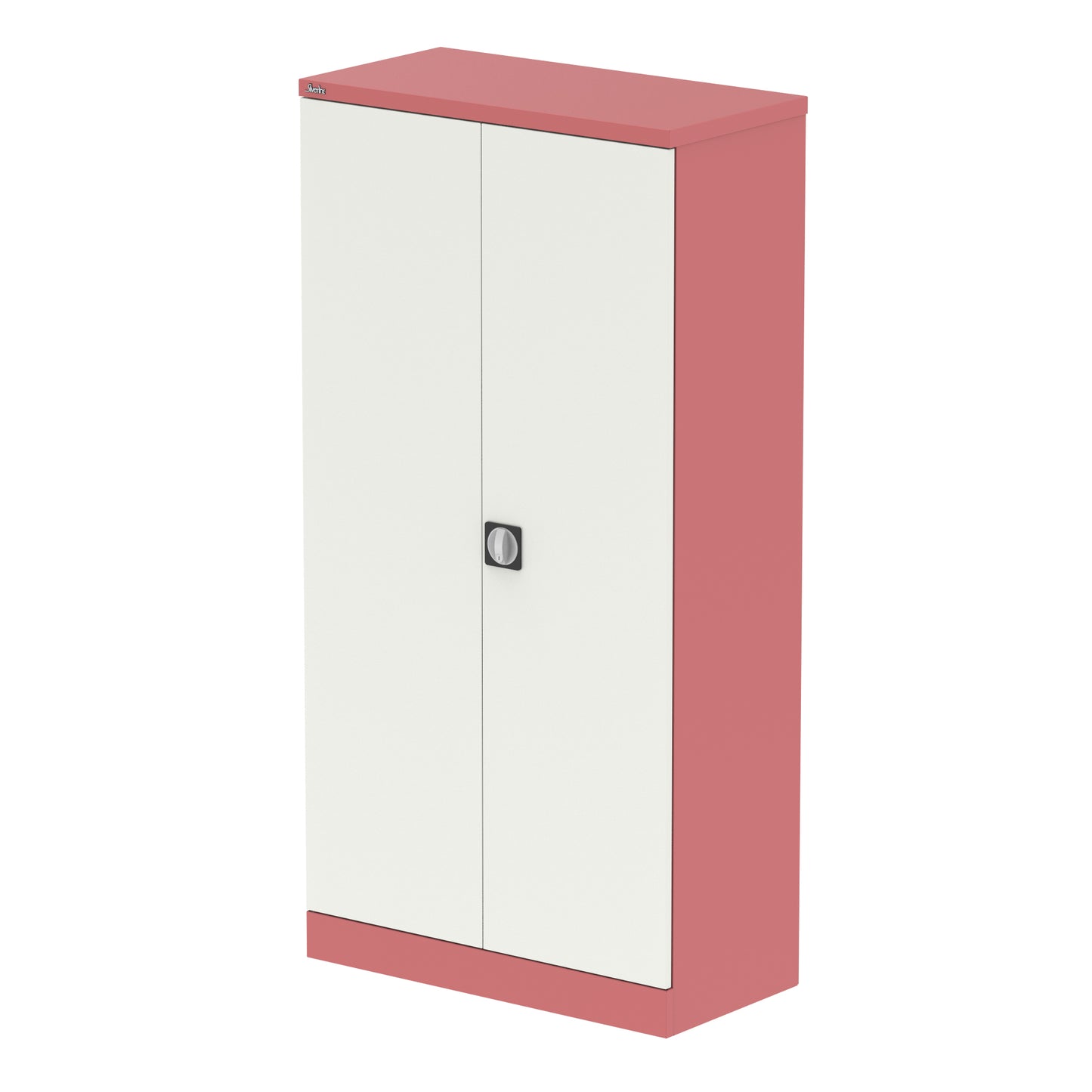 Qube Stationery 2-Door Cupboard With Shelves - 915mm Wide - Multiple Colour Options