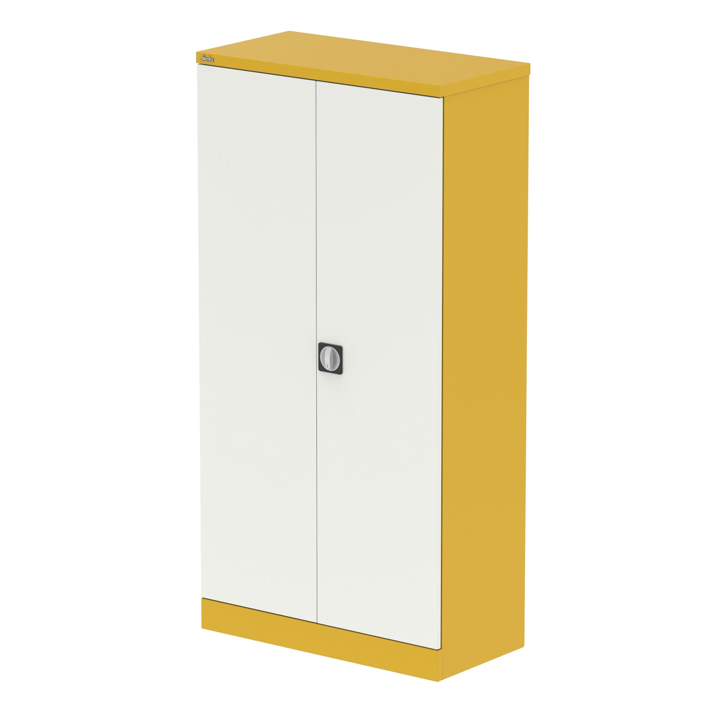 Qube Stationery 2-Door Cupboard With Shelves - 915mm Wide - Multiple Colour Options