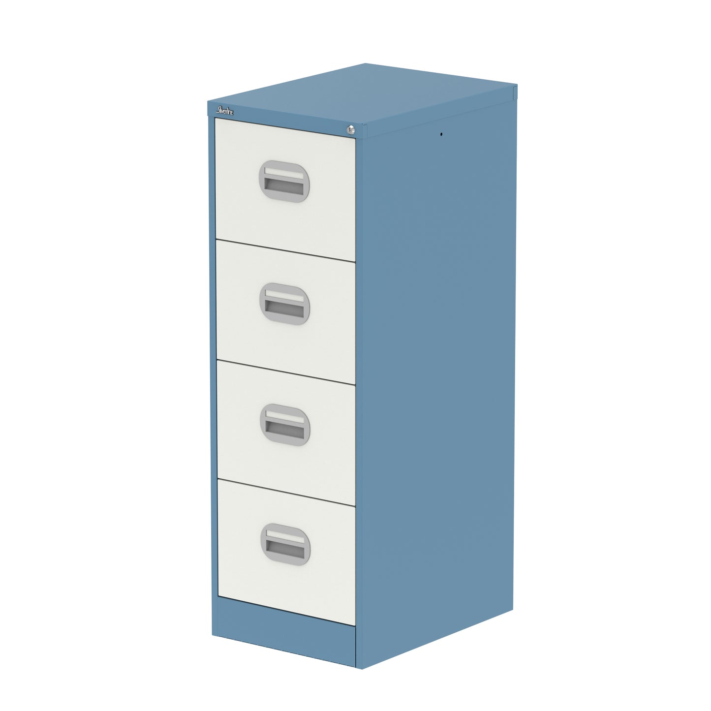 Qube Metal Filing Cabinet - 475mm Wide - 2, 3 or 4 Drawer Options - Multiple Colour Options