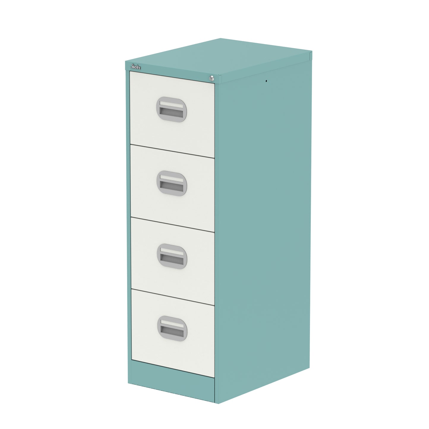 Qube Metal Filing Cabinet - 475mm Wide - 2, 3 or 4 Drawer Options - Multiple Colour Options