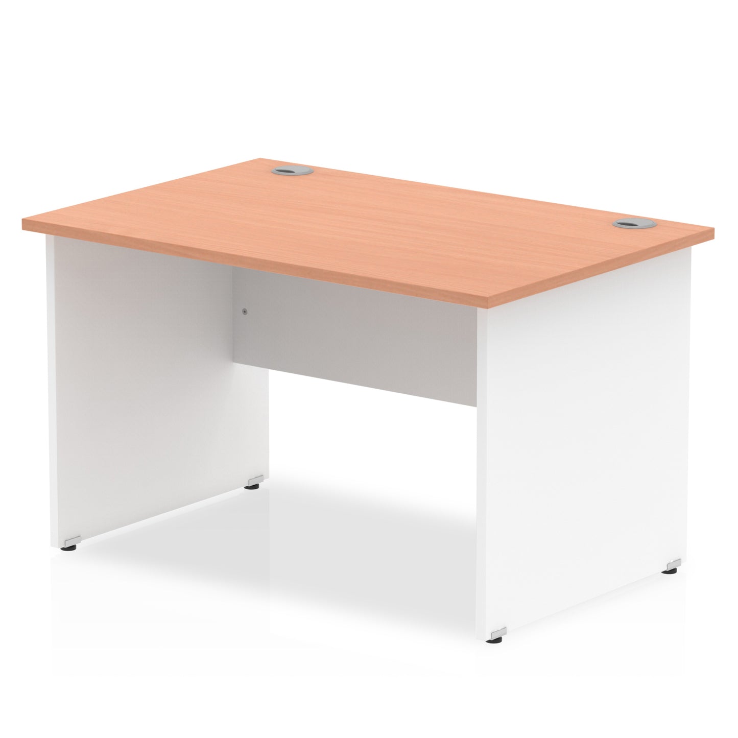 Impulse Straight Desk Panel End Leg - 1200mm - Multiple Colour Options