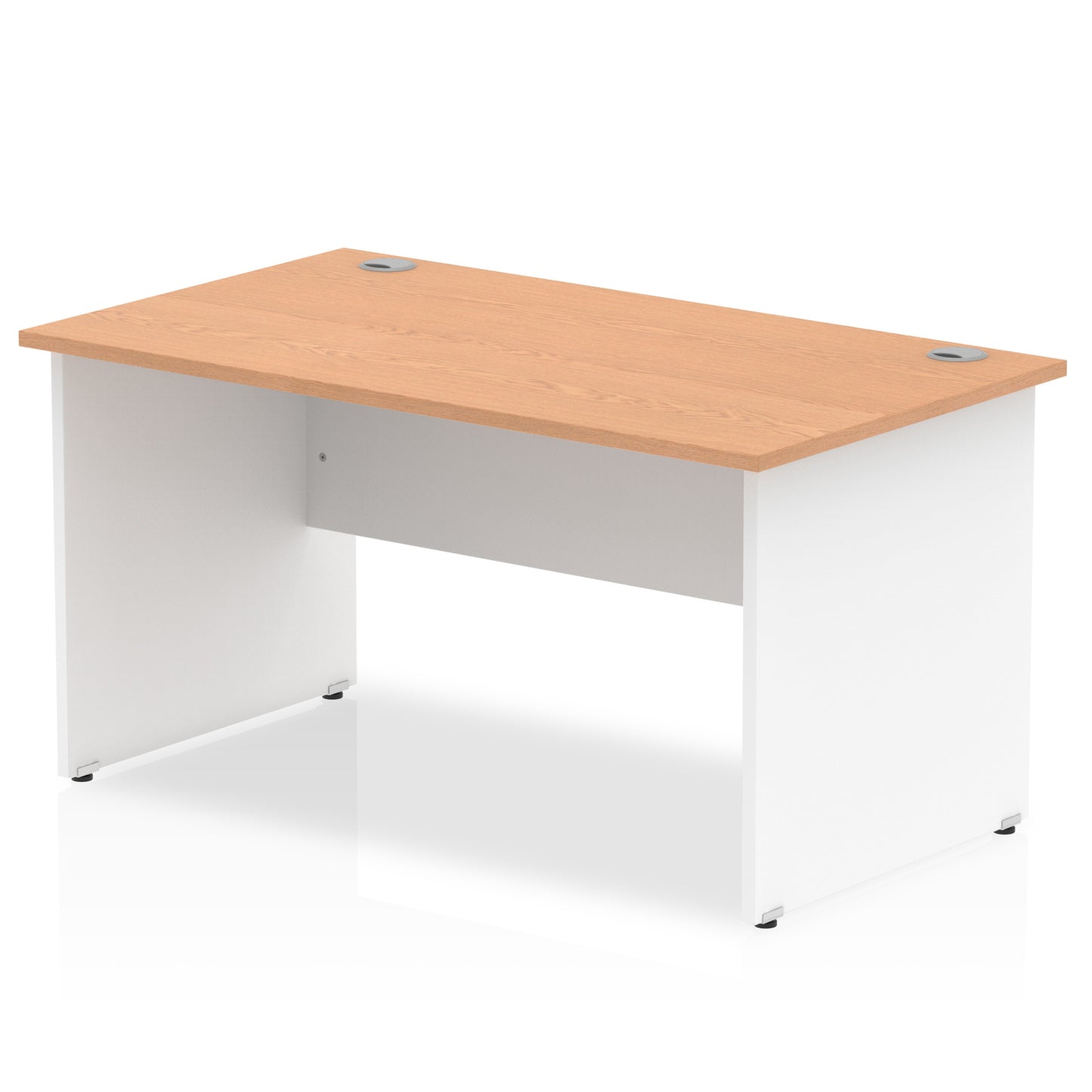 Impulse Straight Desk Panel End Leg - 1400mm - Multiple Colour Options