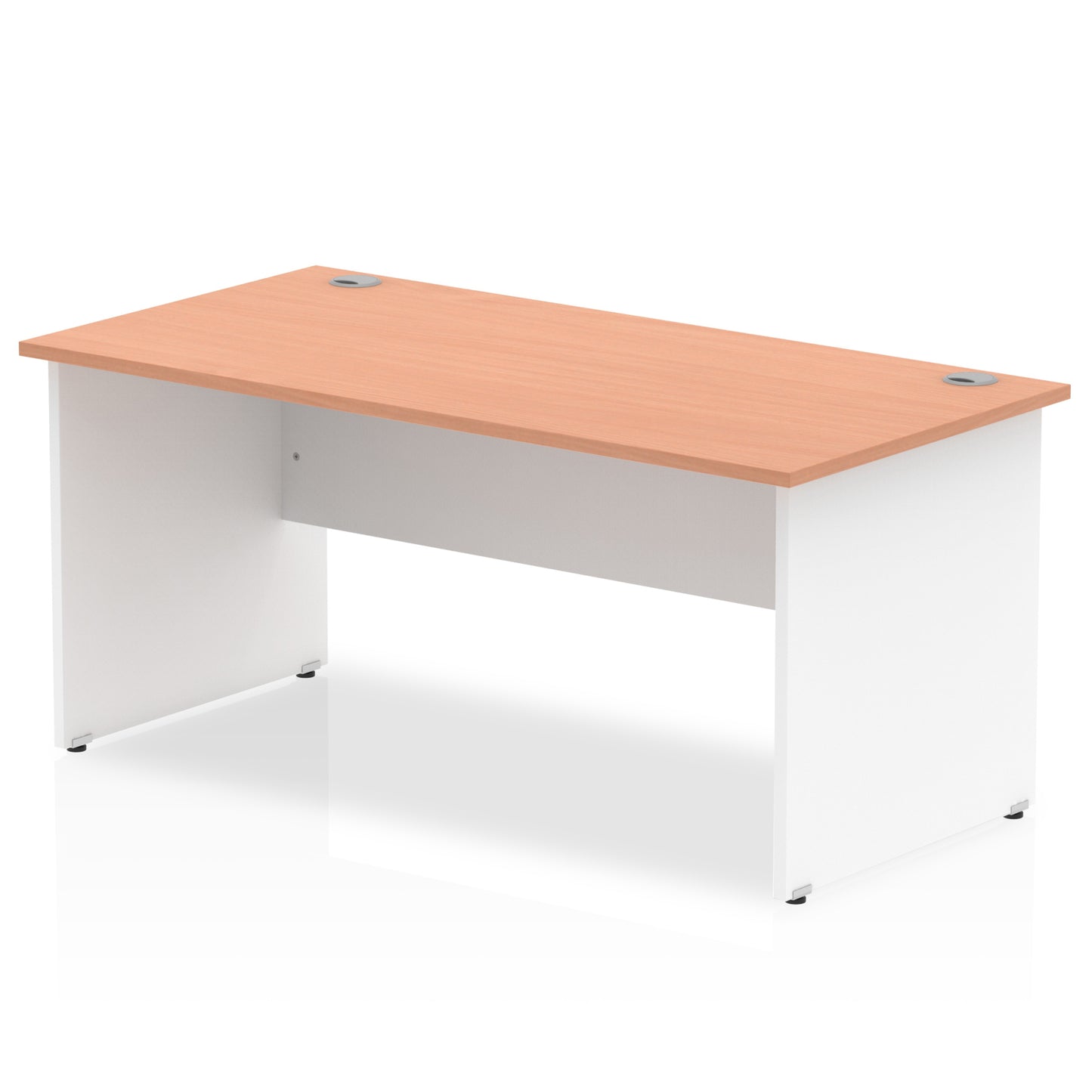Impulse Straight Desk Panel End Leg - 1600mm - Multiple Colour Options