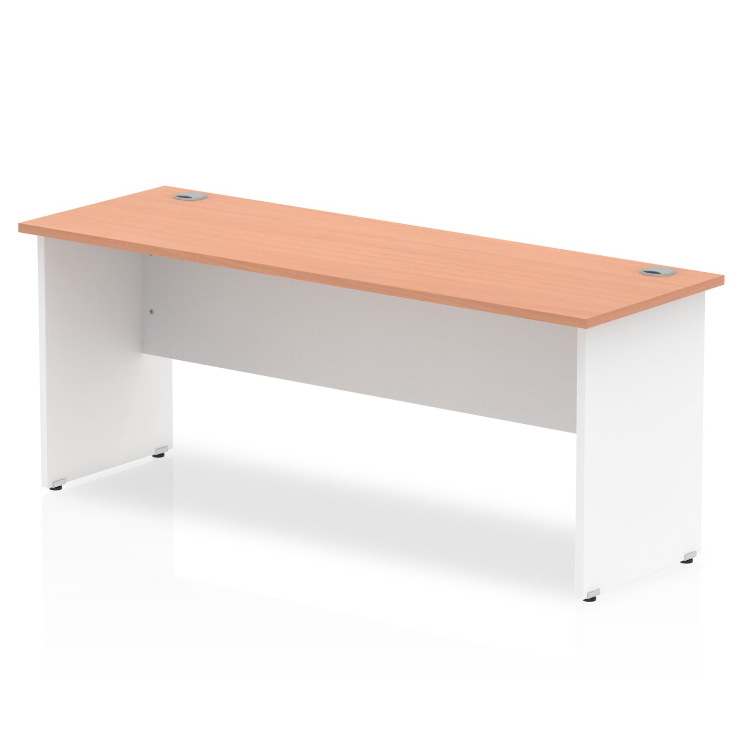 Impulse Slimline Desk Panel End Leg - 1800mm - Multiple Colour Options