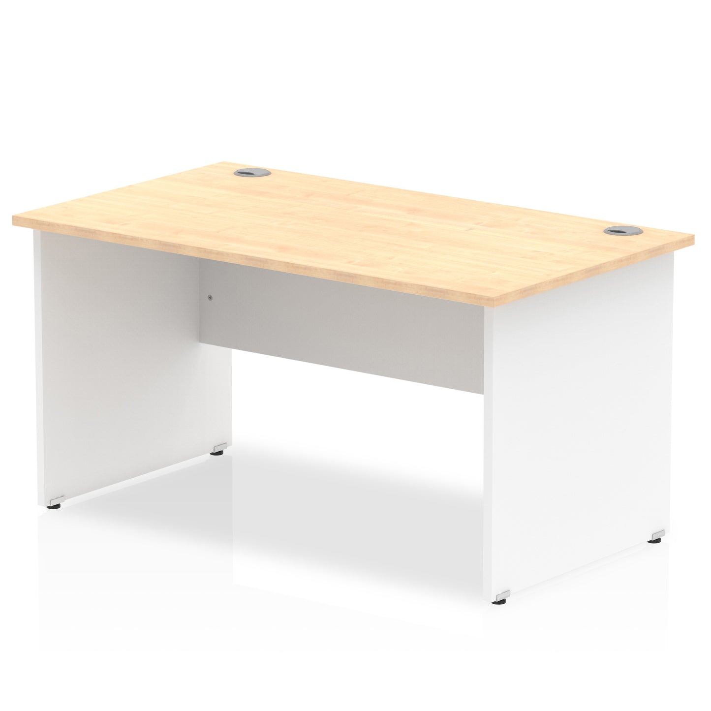 Impulse Straight Desk Panel End Leg - 1400mm - Multiple Colour Options