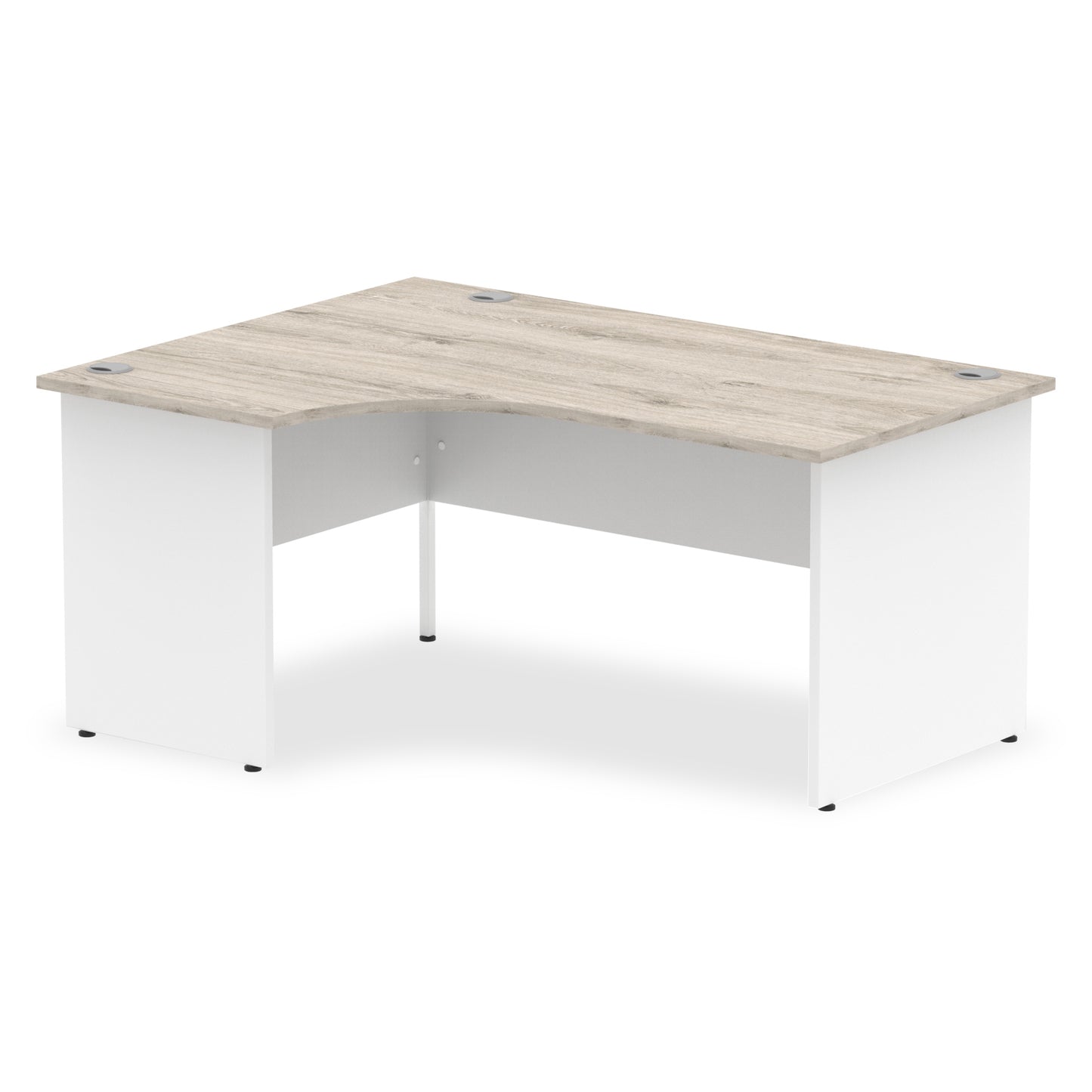 Impulse Left Hand Crescent Desk Panel End Leg - 1600mm - Multiple Colour Options