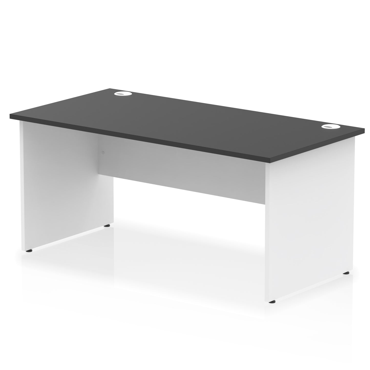 Impulse Straight Desk Panel End Leg - 1600mm - Multiple Colour Options
