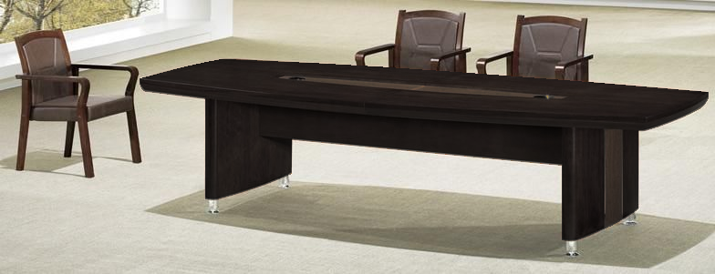 Traditional Real Wood Veneer Executive Boardroom Meeting Table - 2000mm to 2800mm - UT9124