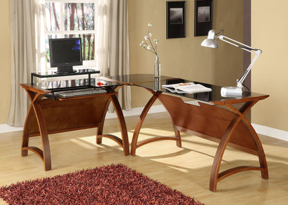 Corner Glass connector for the PC201 Range - White or Black Glass - PC201-CNR