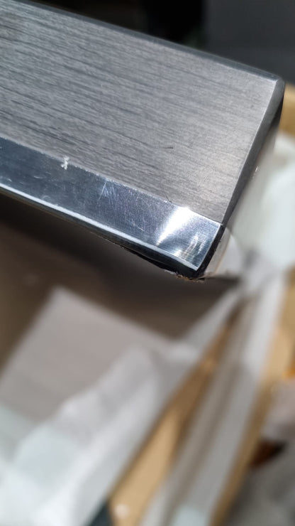 Modern Home Grey Oak Executive Office Desk with Built in Storage - 1200mm - DG25-D08