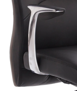 Mien High Back Bonded Black Leather Office Chair