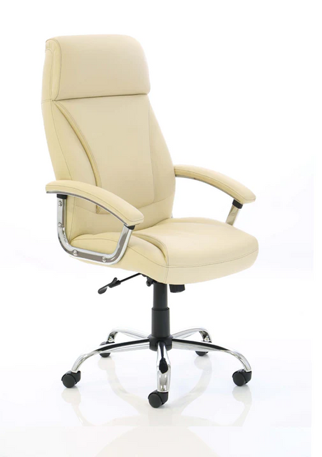 Penza Bonded Leather Office Chair - Black, Brown, Cream or Grey Colour Option