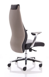 Mien High Back Bonded Black Leather Office Chair