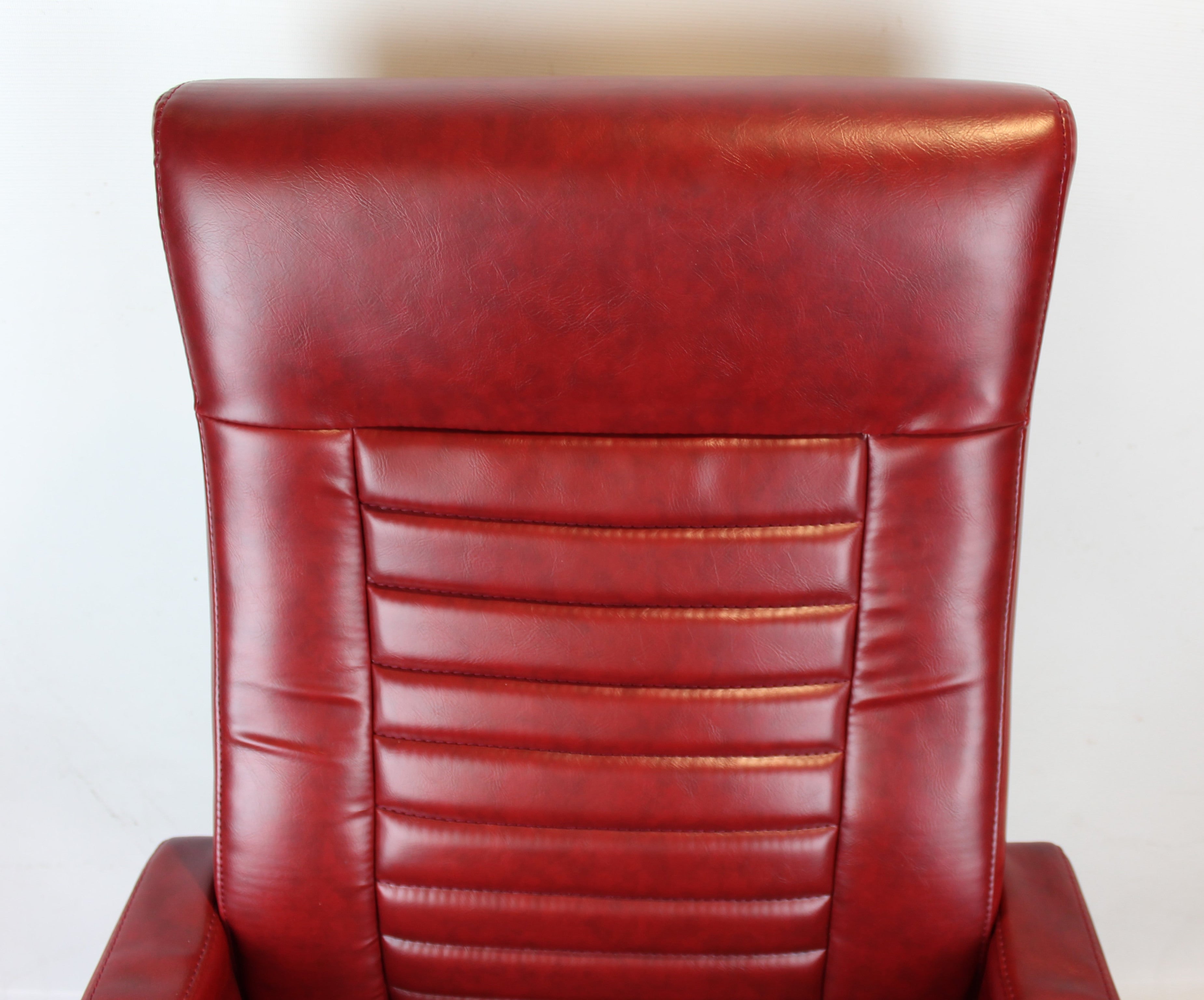 Modern Red Leather Executive Office Chair - DH-009