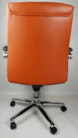 Luxury Genuine Tan Leather Office Chair - SZ-A27