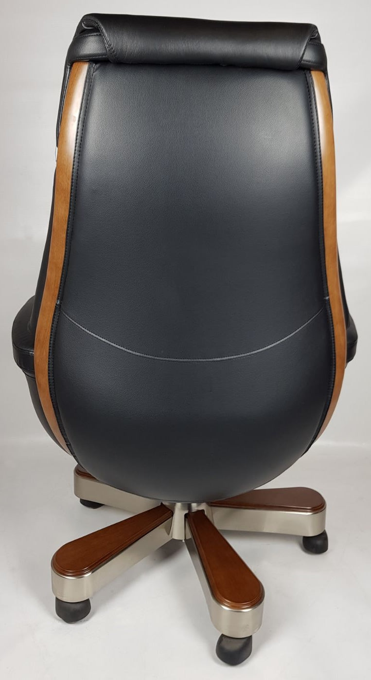 Black Leather Luxury Executive Office Chair - YS1505A