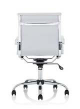 Nola Medium Back Modern Office Chair - Black or White Option