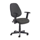 Bilbao Budget Operator Chair - Charcoal or Blue Option - No Arms, Fixed Arms or Height Adjustable Arm Option